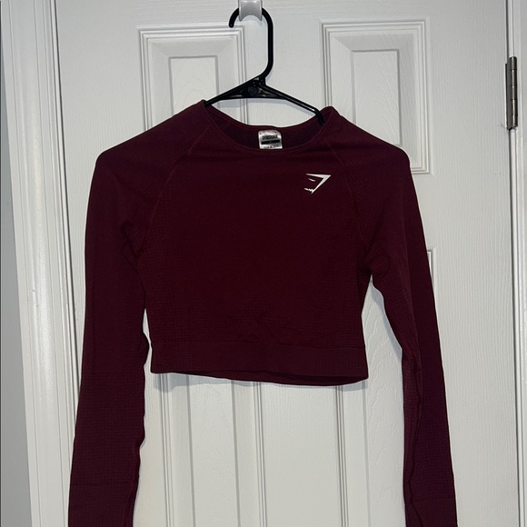 Gymshark Tops - Women's GymShark Long Sleeve Gym Crop Top